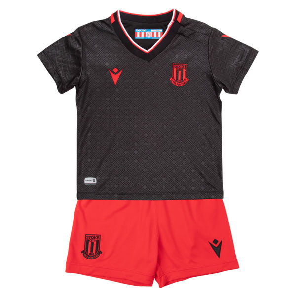 Maglia Stoke City Away Bambino 2022 2023 Nero